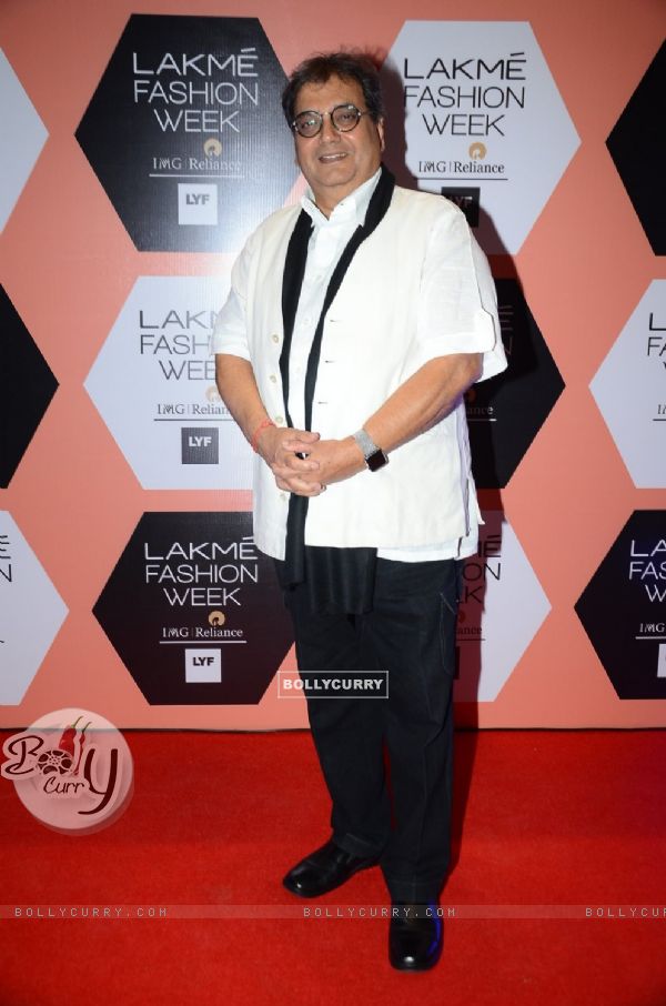 Subhash Ghai at Lakme Fashion Show 2016