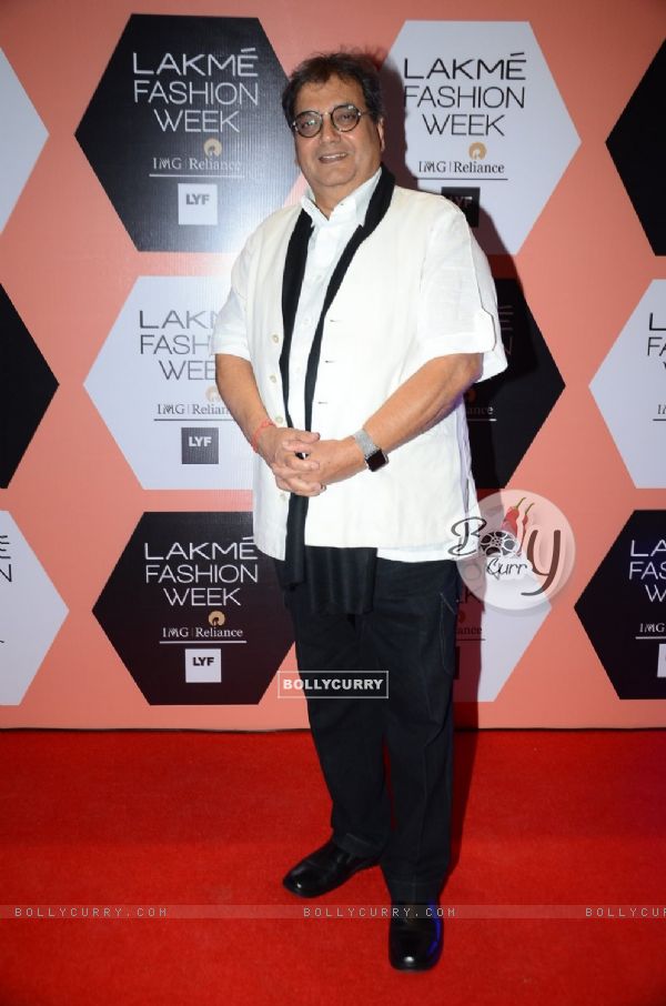 Subhash Ghai at Lakme Fashion Show 2016