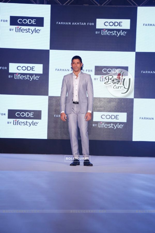 Farhan Akhtar walks for CODE at an Promotional event of the brand
