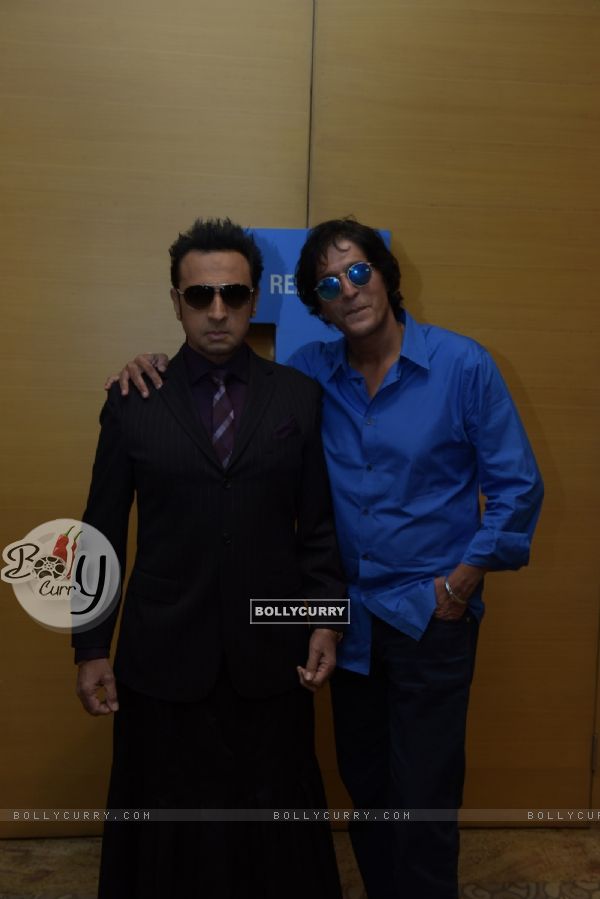 Gulshan Grover and Chunky Pandey at Launch of Viacom18's 'Voot'
