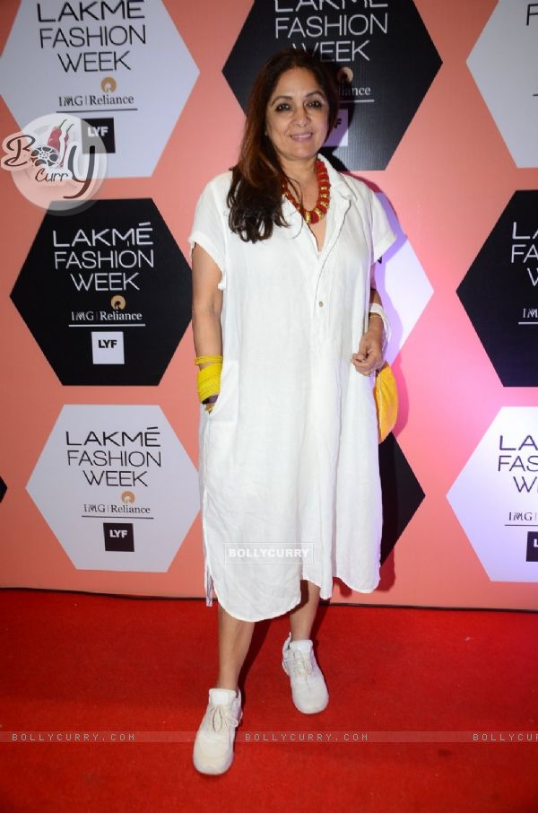 Neena Gupta at Lakme Fashion Show 2016 - Day 4
