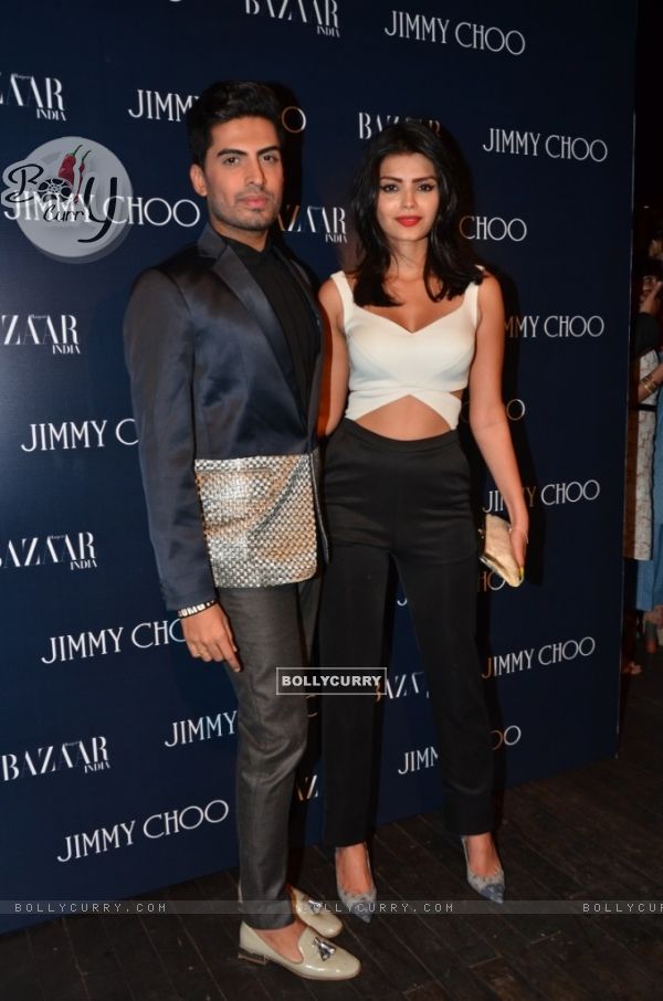 Sushant Divgikar and Sonali Raut at Launch of Jimmy Choo Eyewear Launch