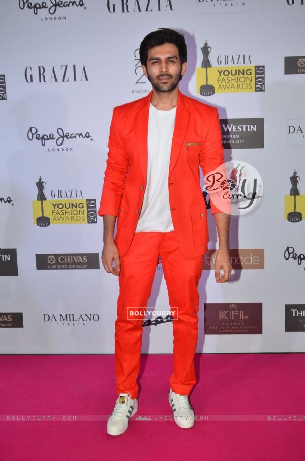 Kartik Aaryan at Grazia Young Fashion Awards