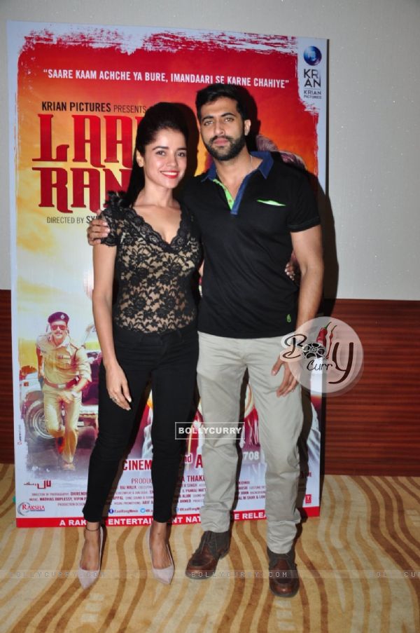 Akshay Oberoi and Pia Bajpai at Launch of the film Lal Rang