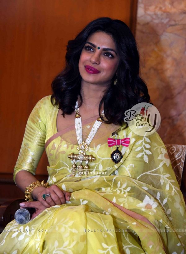 Priyanka Chopra's Press Meet for Receiving Padma Bhushan