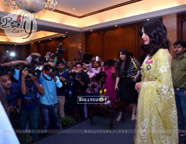 Priyanka Chopra's Press Meet for Receiving Padma Bhushan