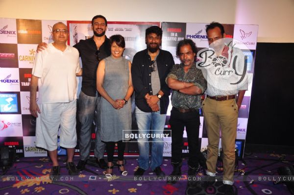 Pallavi Joshi and Arunoday Singh at Promotions of 'Buddha in a Traffic Jam'