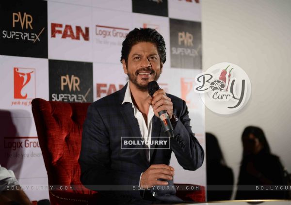 Shah Rukh Khan at Press Meet of 'Fan' in Noida (403153)