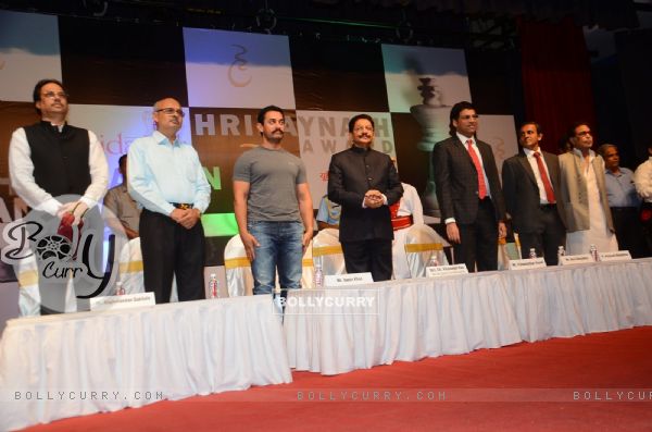 Aamir Khan at Hridaynath Mangeshkar Award 2016