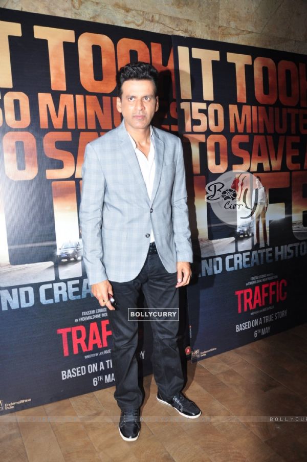 Manoj Bajpayee at Trailer Launch of 'Traffic' (403303)