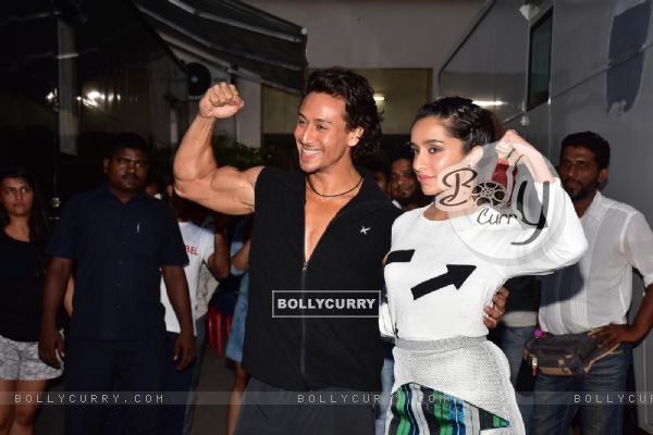 Tiger Shroff and Shraddha Kapoor at Promotional Event Baaghi