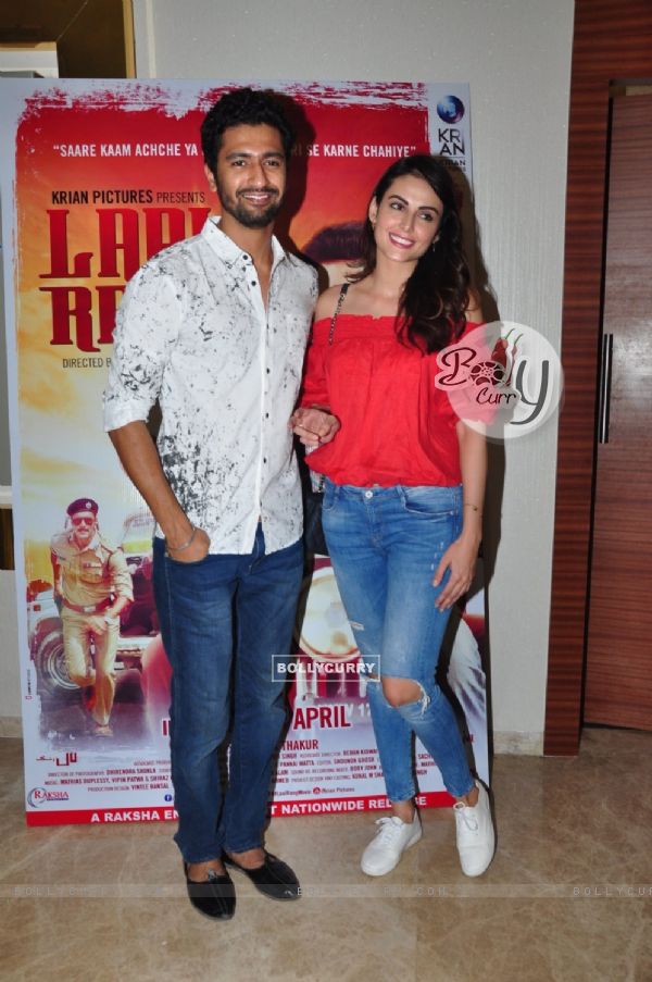 Mandana Karimi and Vicky Kaushal at Screening of film 'Laal Rang'