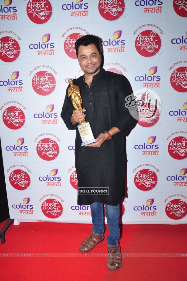 Subodh Bhave at Color's Marathi Awards