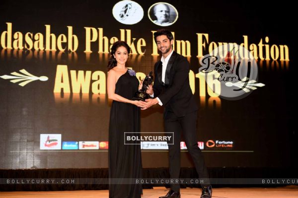 Nushrat Bharuch recieves Dada Saheb Phalke Award