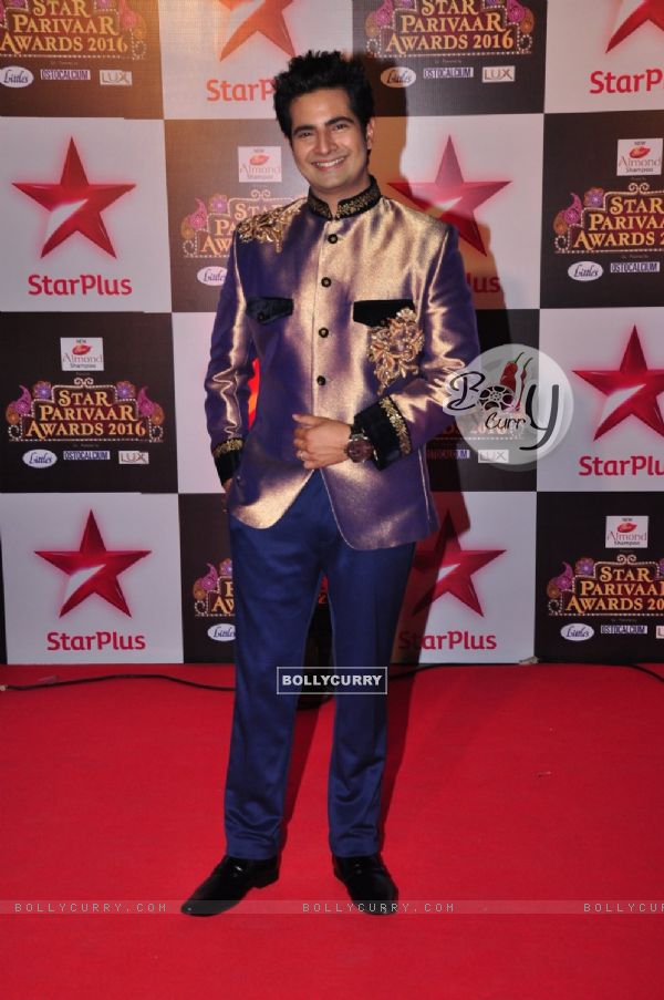 Karan Mehra at Star Parivar Awards Red Carpet Event