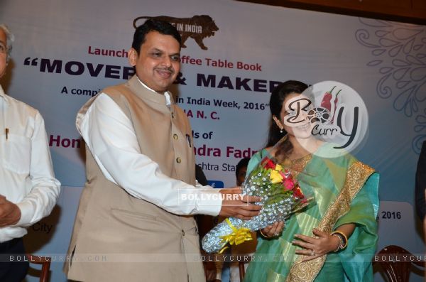 Devendra Fadnavis at Launch of  Shaina NC's 'Book & Makers'