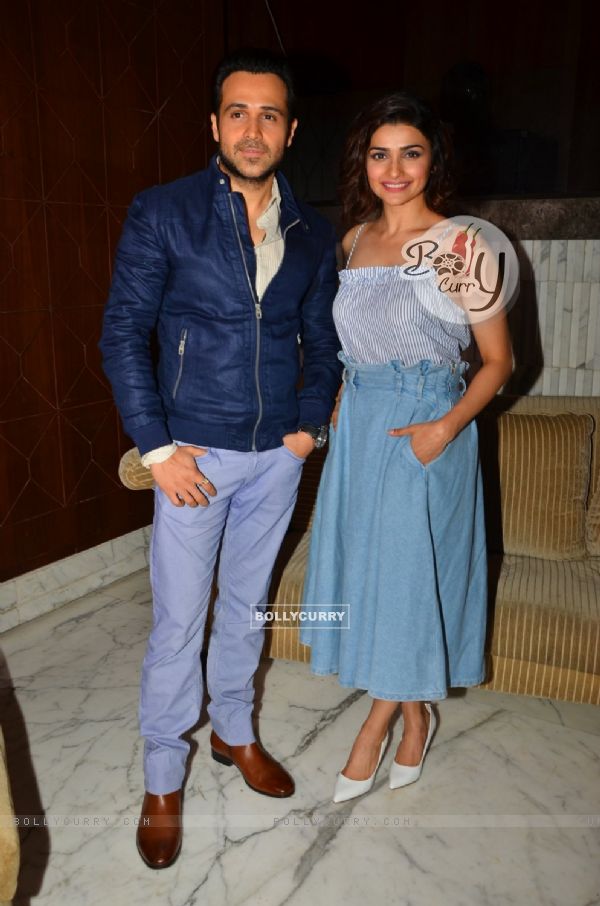 Emraan Hashmi and Prachi Desai at the promotions of 'Azhar' (404515)
