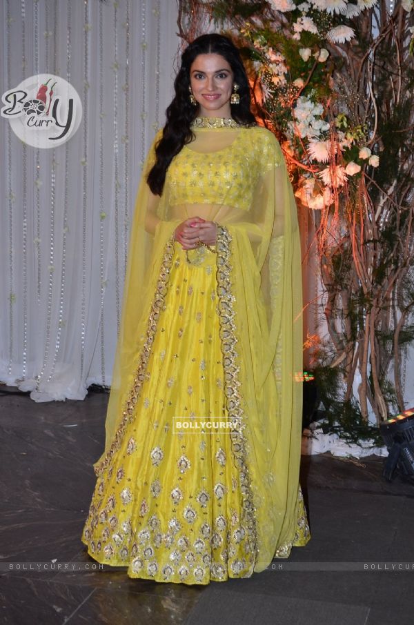 Divya Khosla at Karan - Bipasha's Star Studded Wedding Reception