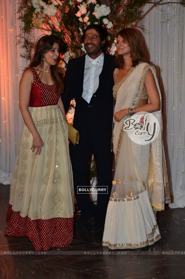 Chunky Pandey at Karan - Bipasha's Star Studded Wedding Reception