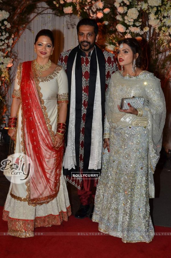 Deanne Pandey and Rockstar at Karan - Bipasha's Star Studded Wedding Reception