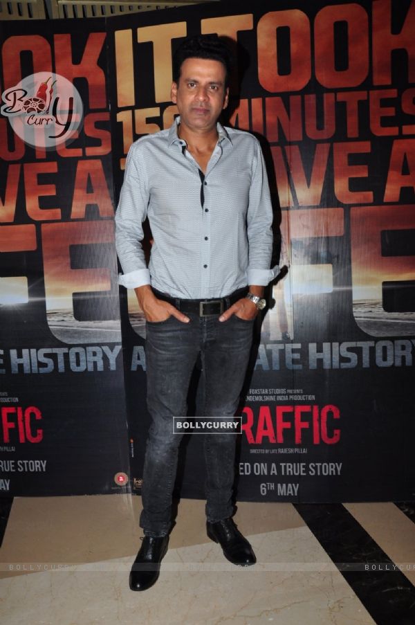 Manoj Bajpayee at Special Screening Of 'Traffic'