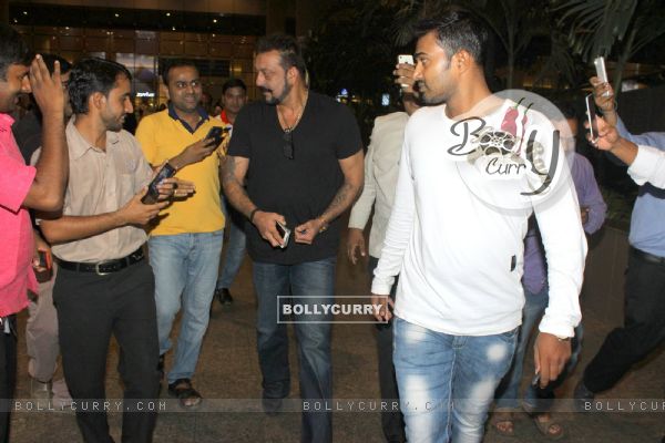 Sanjay Dutt Snapped at Airport