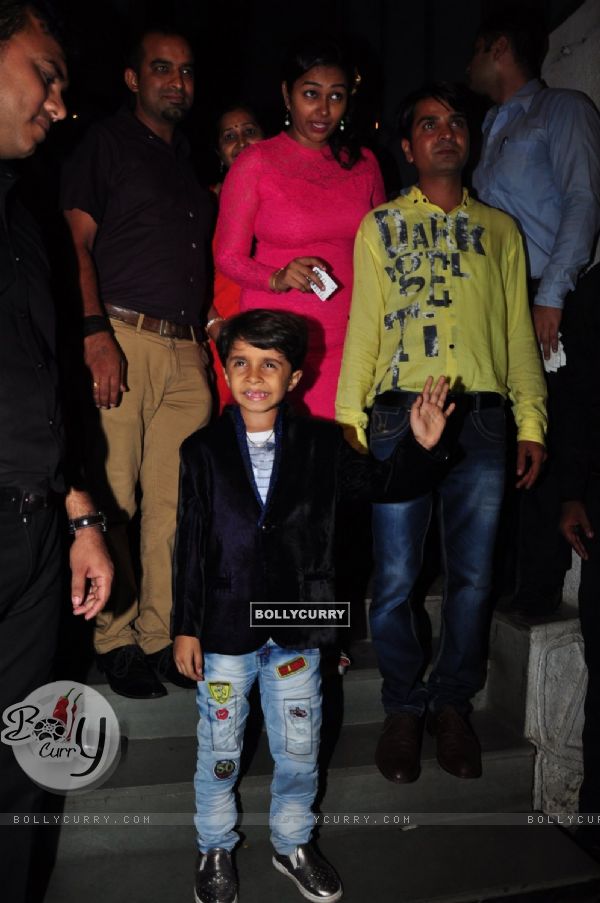 Child actor Aryan Prajapati at Success Bash of 'Baaghi'