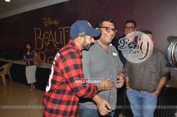 Varun Dhawan, Boman Irani and Kunal Vijaykar at Special Screening of 'Beauty and the Beast'