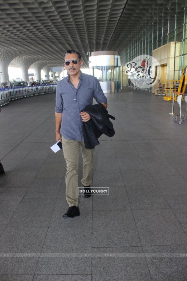 Prakash Jha Snapped at Airport