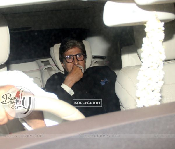 Amitabh Bachchan at Shah Rukh Khan's Dinner Party for Apple CEO TIM Cook