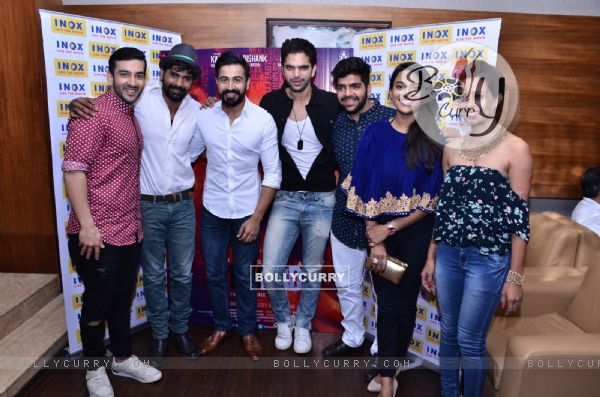 Hariharan with Dishank Arora and Jyoti Sethi visits Inox Malad