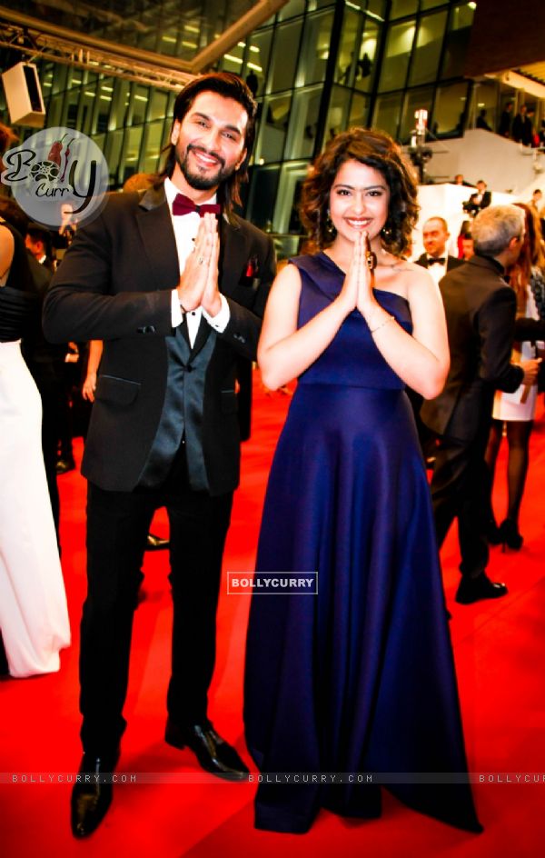 Avika Gor and Manish Raisinghan at Cannes Film Festival