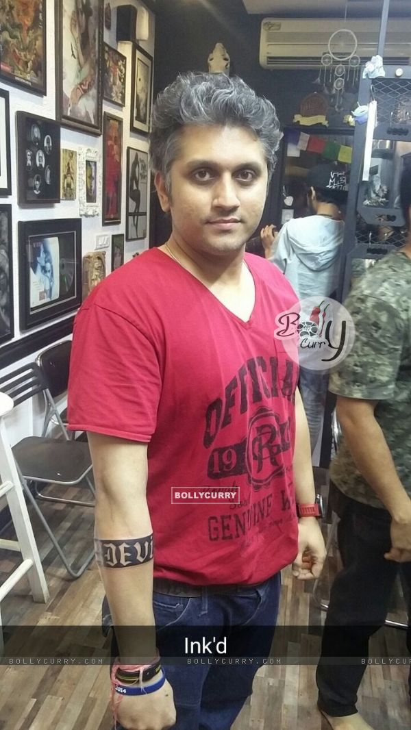 Mohit Suri Gets His Daughters Name Inked