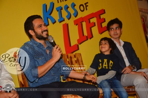 Emraan Hashmi and Son Ayaan at Launch of Book 'The Kiss Of Life'