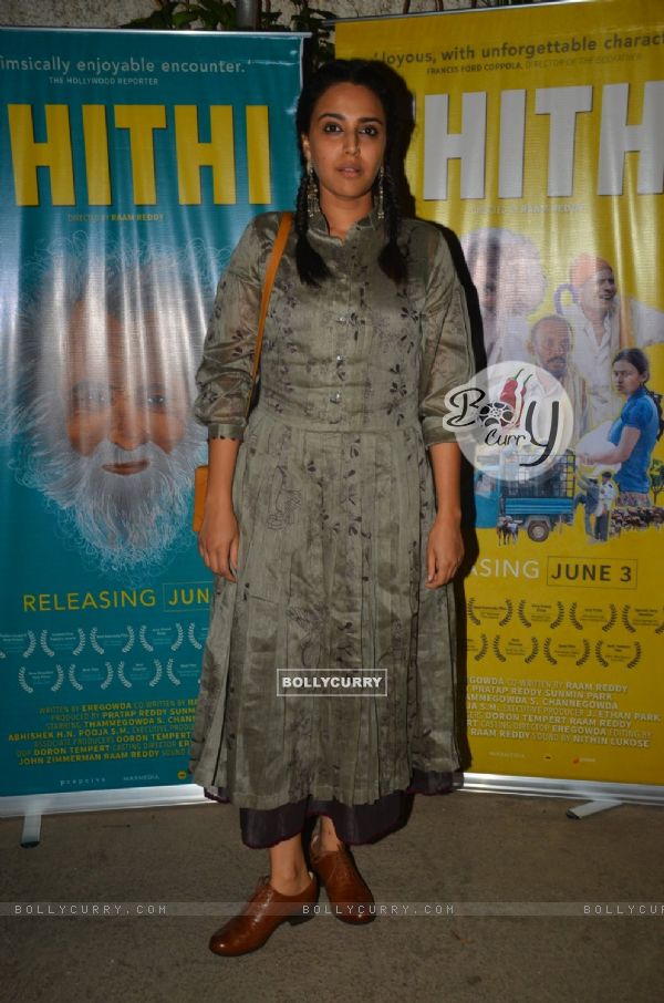Swara Bhaskar at Special Screening of the film 'Tithi'