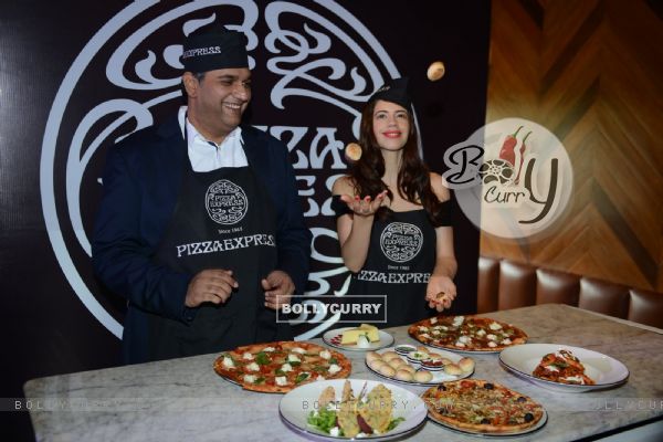 Kalki Koechlin launches Pizza Express in Delhi
