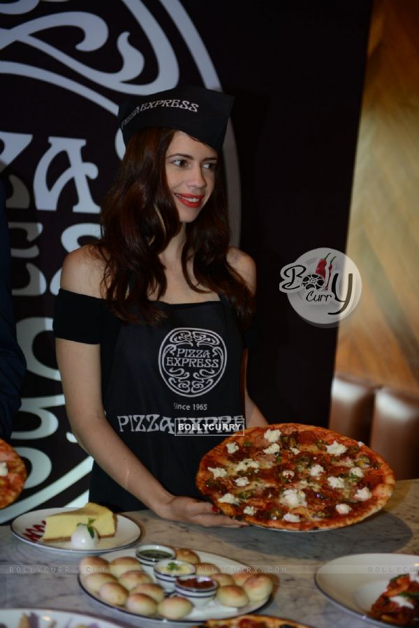 Check out the Pizza I made: Kalki Koechlin at launch of Pizza Express in Delhi