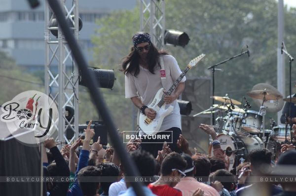 Arjun Rampal Shoots for Live Performance Scene of Rock on 2!