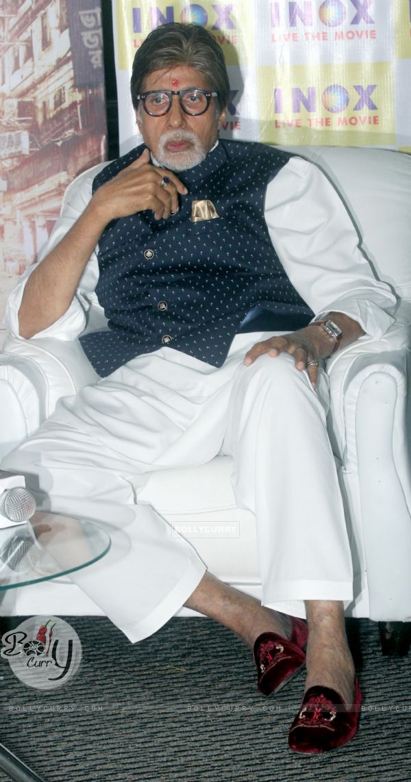 Amitabh Bachchan at Press Meet of 'TE3N' (408291)