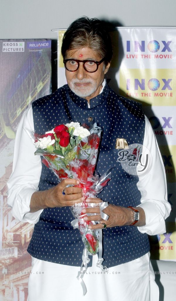 Amitabh Bachchan at Press Meet of 'TE3N'