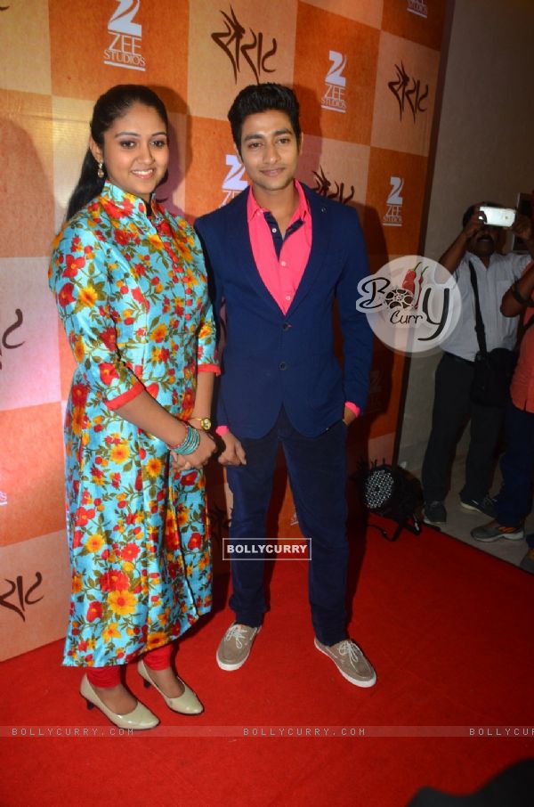 Akash Thosar and Rinku Rajguru at Success Bash of Film 'Sairat'