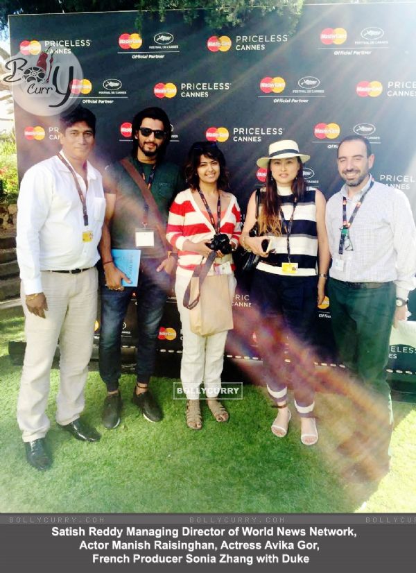 Manish Raisinghan and Avika Gor at Priceless Cannes Event!