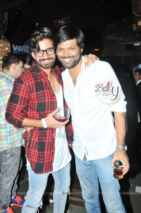 Anand Mishra and Vishal Singh at Sana Khan's Birthday Bash!