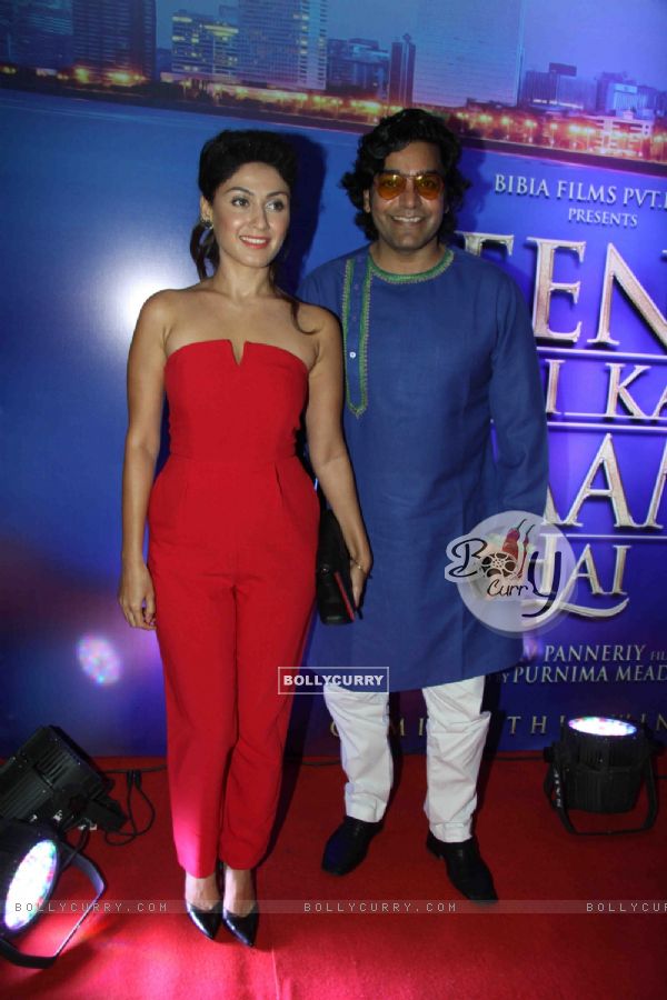 Manjari Fadnis & Ashutosh Rana at Launch of film 'Jeena Isi Ka Naam Hai'