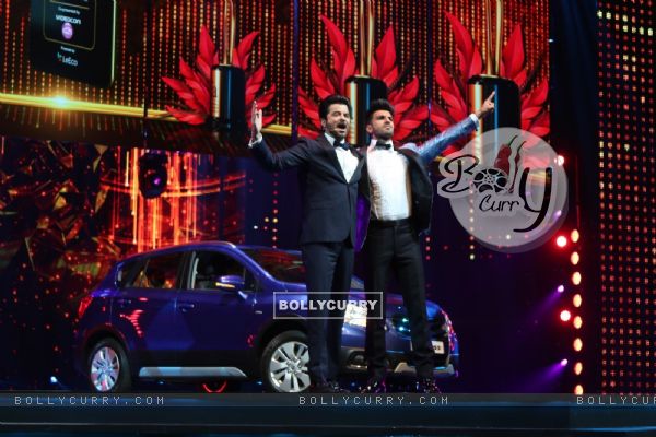 Anil Kapoor and and Ranveer Singh at Star Studded 'IIFA AWARDS 2016'