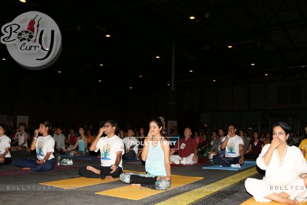 Shilpa Shetty at 'IIFA' Stomp Yoga Class