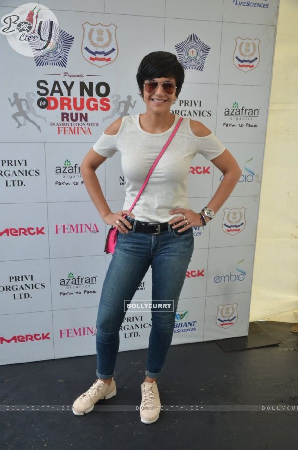 Mandira Bedi at 'Say No To Drugs' Marathon