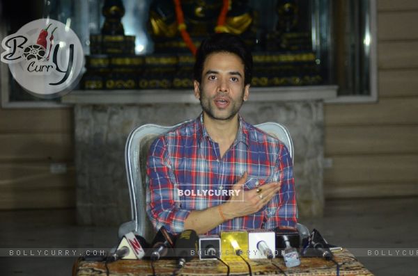 Tusshar Kapoor Holds a Press Conference