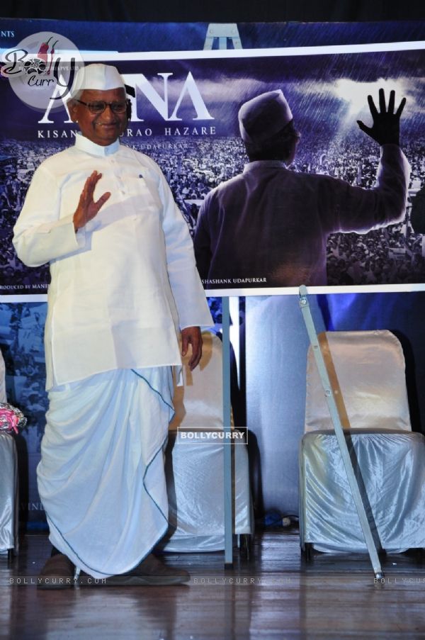 Anna Hazare at Film Launch of 'Anna' (410312)