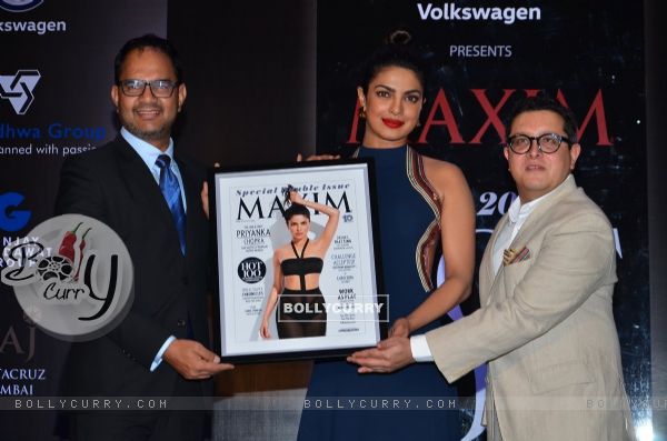 Launch of 'Maxim' magazine's cover by Priyanka Chopra
